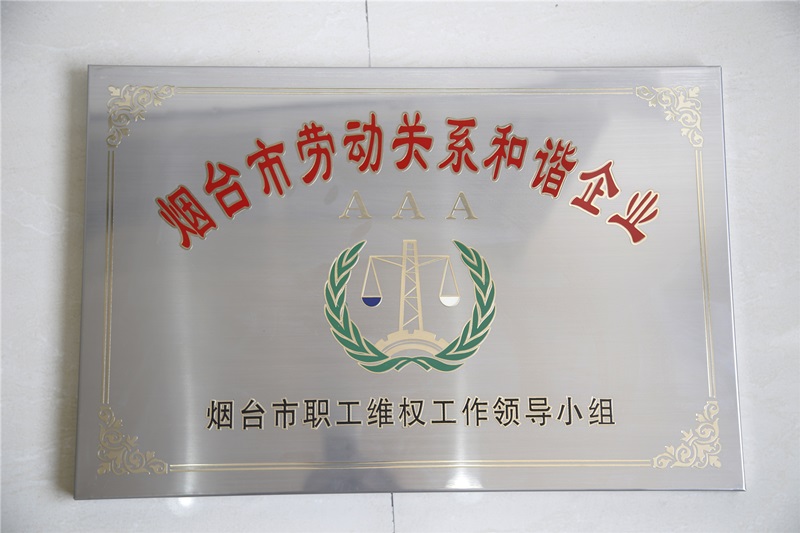 煙臺市勞動關系和諧企業
